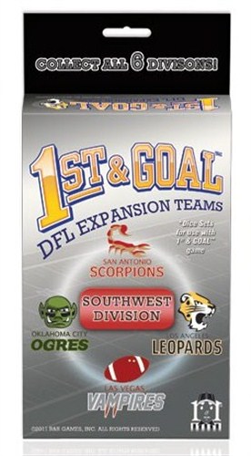 RRG656 1st and Goal Board Game: Expansion 6: South-West Division published by R&R Games