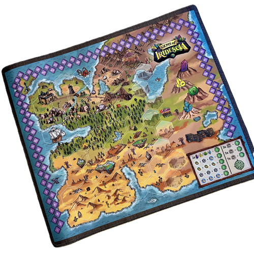 RSDGI004 Gems Of Iridescia Board Game: Neoprene Playmat published by Rock Stone & Dice