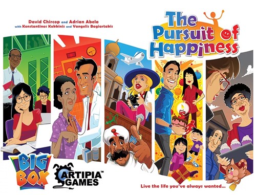 RTPA2113 The Pursuit Of Happiness Board Game: Big Box All-In published by Artipia Games
