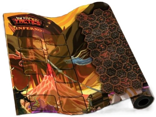 SBASC00261 Ascension Tactics Miniatures Board Game: Inferno Play Mat published by Stone Blade Entertainment