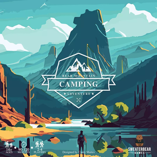 SBGBERMTN01 Bear Mountain Camping Adventure Board Game published by SweaterBear Games