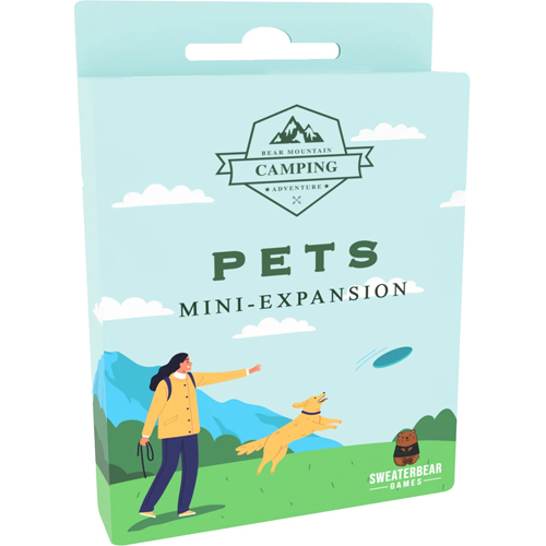 SBGBERMTN06 Bear Mountain Camping Adventure Board Game: Pets Mini Expansion published by SweaterBear Games