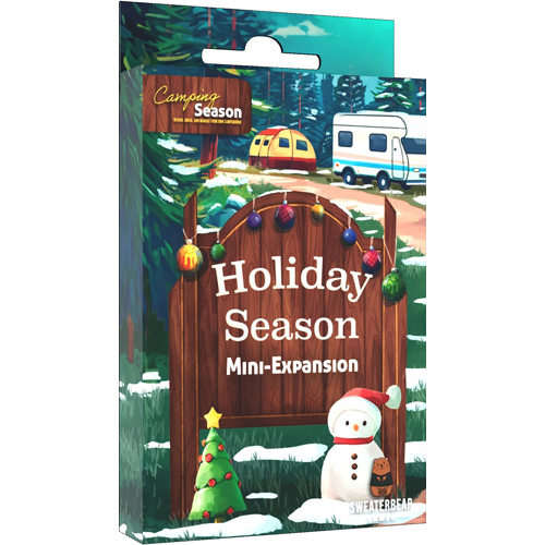 SBGCMPSSN06 Camping Season Board Game: Holiday Season Mini Expansion published by SweaterBear Games