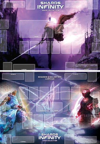2!SBSHA00299 Shards of Infinity Saga Edition: Double-Sided Playmat published by Stone Blade Entertainment