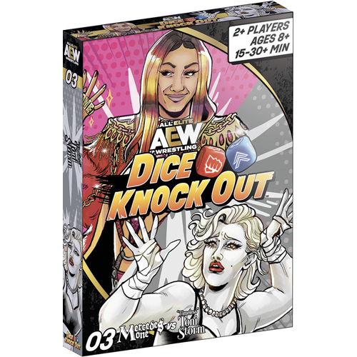 SCRDKOAEW03 AEW Dice Knock Out Dice Game: Set 03 Mercedes Mone vs Toni Storm published by Scrungo