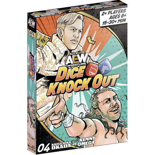 SCRDKOAEW04 AEW Dice Knock Out Dice Game: Set 04 Kazuchika Okada vs Kenny Omega published by Scrungo
