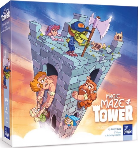 SDGMMZT01 Magic Maze Tower Board Game published by Sit Down Games