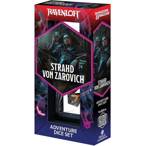 SDZ200237 Dungeons And Dragons Adventure Dice Set - Darklord Strahd Von Zarovich published by Sirius Dice