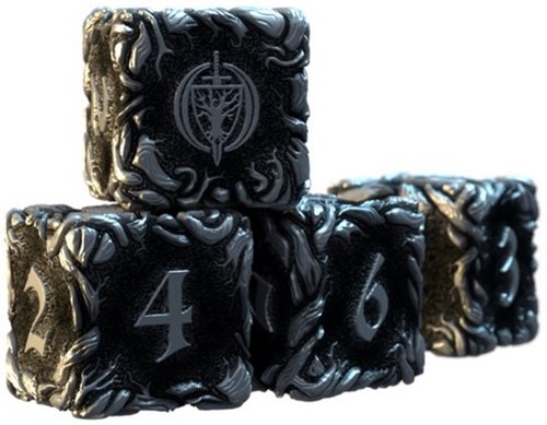 SHAOAT17 Oathsworn Board Game: Into The Deepwood Metal Dice published by Shadowborne Games