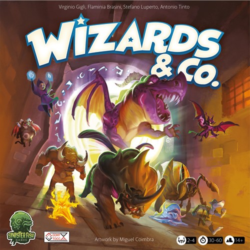 2!SIF00080 Wizards And Co Board Game published by Sinister Fish Games