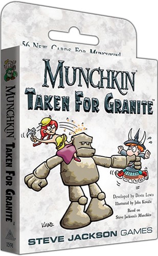 2!SJ1591 Munchkin Card Game: Taken For Granite Expansion published by Steve Jackson Games