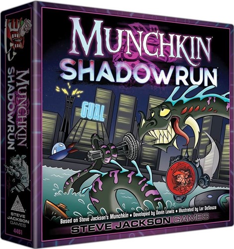 2!SJ4461 Munchkin Card Game: Shadowrun published by Steve Jackson Games