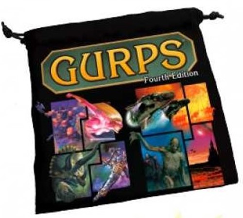 SJ5222 Gurps RPG: 4th Edition Dice Bag published by Steve Jackson Games