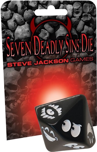 SJ590003 Seven Deadly Sins Die published by Steve Jackson Games