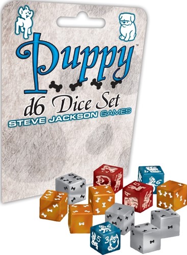 SJ5910 Puppy D6 Dice Set published by Steve Jackson Games