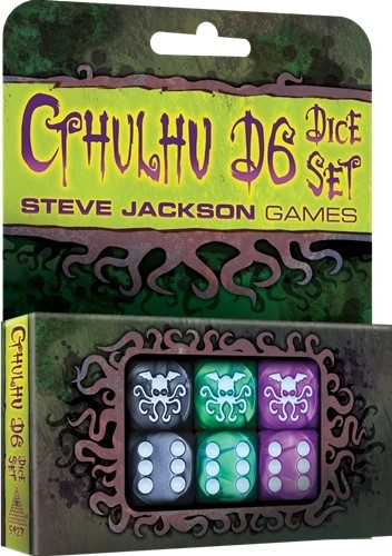 SJ5927 Cthulhu D6 Dice Set published by Steve Jackson Games