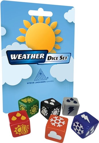 SJ5981 Weather Dice Set published by Steve Jackson Games
