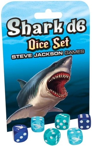 SJ5995 Shark D6 Dice Set published by Steve Jackson Games