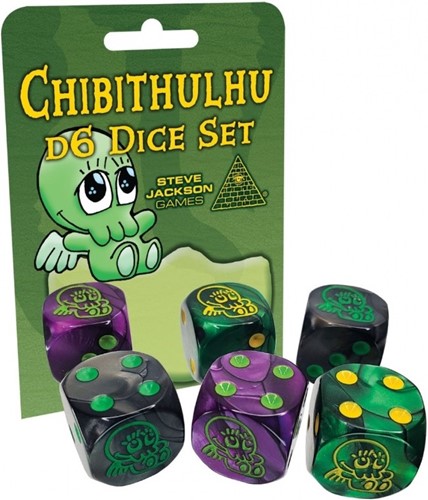 SJ5998 Chibithulhu D6 Dice Set published by Steve Jackson Games