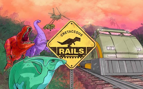 SLC02000 Cretaceous Rails Board Game published by Spielcraft Games