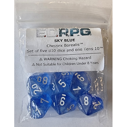 SPIEDRPGDSB Elite Dangerous RPG: Dice Sky Blue published by Spidermind Games