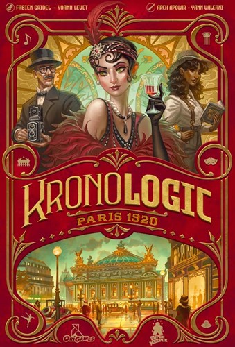 SPMKR1920EN Kronologic Board Game: Paris 1920 published by Super Meeple