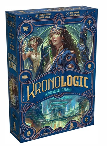 SPMKR2500EN Kronologic Board Game: Babylon 2500 published by Super Meeple