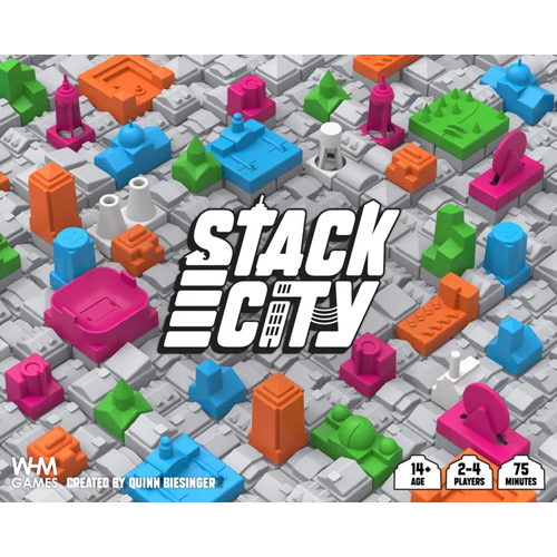 STCBASE001 Stack City Board Game published by WHM Games