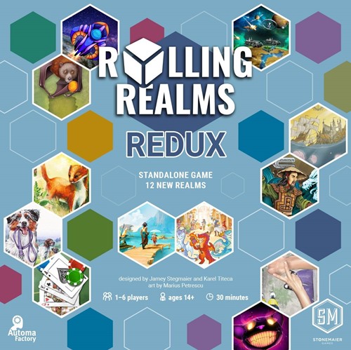 STM496 Rolling Realms Redux Dice Game published by Stonemaier Games