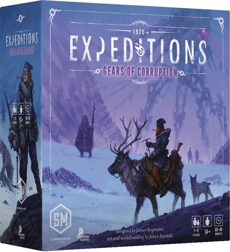 2!STM666 Expeditions Board Game: Gears Of Corruption Expansion published by Stonemaier Games