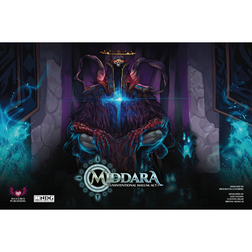 SUCMID001 Middara Board Game: Unintentional Malum Act 1 published by Succubus Publishing