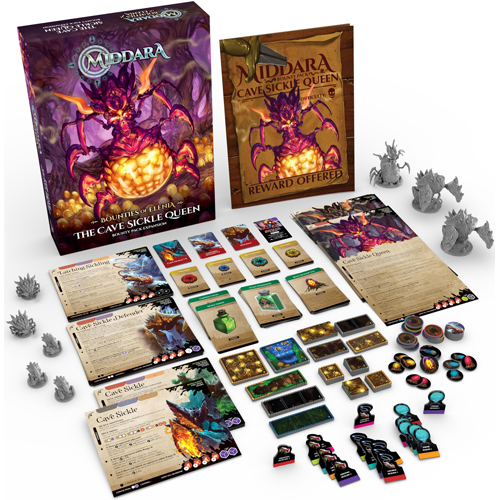 SUCMID004 Middara Board Game: Cave Sickle Queen published by Succubus Publishing