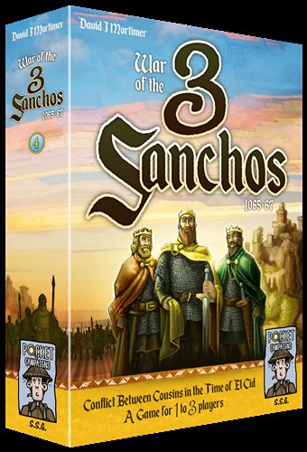 2!SUST3SEN War Of The Three Sanchos Board Game published by Surprised Stare Games