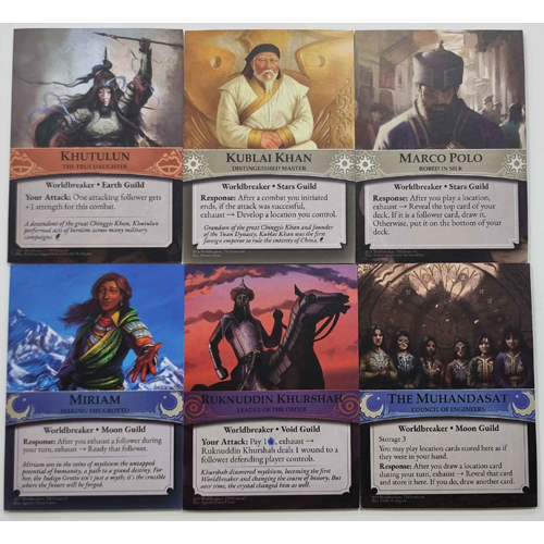 SXTWB04 Worldbreakers Card Game: Oversized Cardboard Worldbreakers published by Sextant Studios