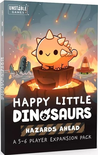 TEE7345HLDEXP1 Happy Little Dinosaurs Card Game: Hazards Ahead expansion published by TeeTurtle