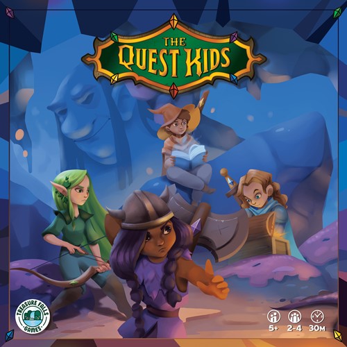 TFA0100 The Quest Kids Board Game published by Treasure Falls Games