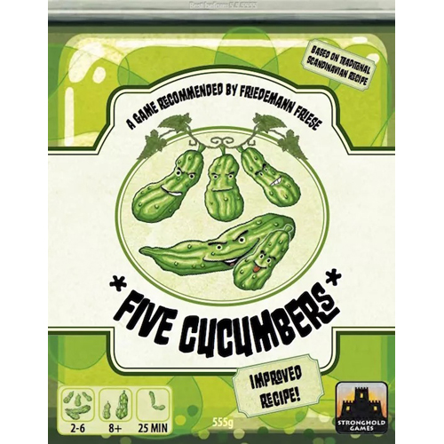 1!TFSFIVCUC Five Cucumbers Card Game published by 2F Spiele