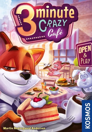 2!THK683788 3 Minute Crazy Cafe Board Game published by Kosmos Games