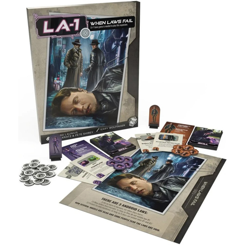 TPQLAWX1 LA-1 Board Game: When Laws Fail Expansion published by Trick Or Treat Games