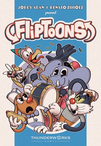 2!TWK1250 Fliptoons Card Game published by Thunderworks Games