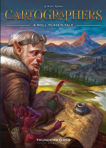 TWK4050 Cartographers Card Game: A Roll Player Tale published by Thunderworks Games