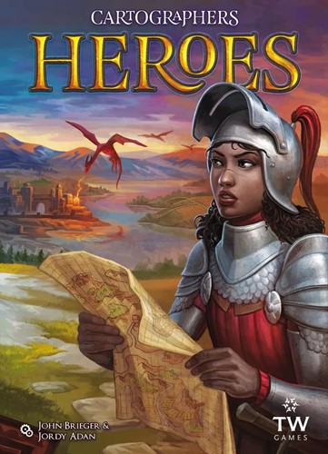 2!TWK4060 Cartographers Card Game: Heroes published by Thunderworks Games