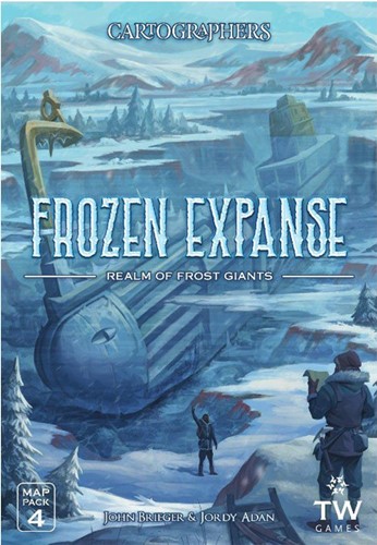 TWK4066 Cartographers Card Game: Heroes Map Pack 4 Frozen Expanse published by Thunderworks Games