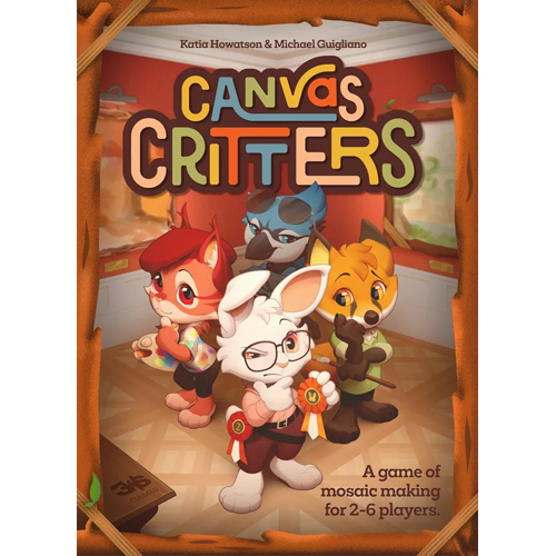 TWSCCRBG001 Canvas Critters Board Game published by Th3rd World Studios