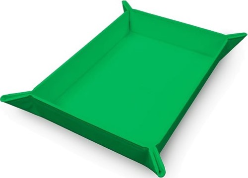 2!UP16336 Vivid Magnetic Foldable Dice Tray: Green published by Ultra Pro