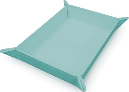 3!UP16338 Vivid Magnetic Foldable Dice Tray: Light Blue published by Ultra Pro