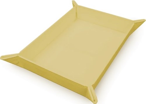 3!UP16339 Vivid Magnetic Foldable Dice Tray: Yellow published by Ultra Pro