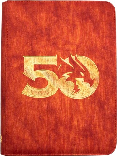 3!UP38503 Dungeons And Dragons RPG: 50thAnniversary Book Folio published by Ultra Pro