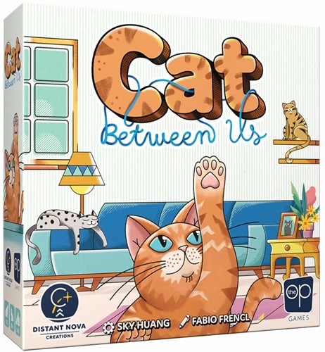 2!USOHB0006490025 Cat Between Us Card Game published by USAOpoly