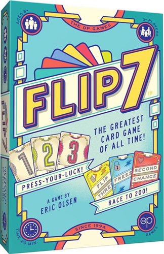 2!USOPA1728710 Flip 7 Card Game published by USAOpoly